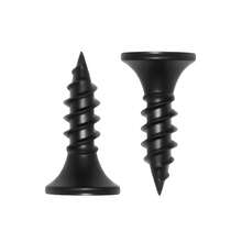 6 X 1/2 Inch Drywall Screws  Flat Black Oxide Screws 137 PCS, Wood Screws Furniture Cabinet - #6*1/2 - View 1