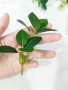 10/2pcs 12cm Mini Artificial Leaves Decoration, Suitable For Home New Year Decor, Outdoor Garden Wedding Bouquet, Living Room DIY Candy Box Wreath And Other Home Supplies, Artificial Flowers, Faux Plants, Autumn Decor, Room, Desk, Garden Decoration, Birthday Graduation Gift - Multicolor - View 6