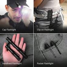 1 buah Senter LED Mini Bentuk Pena Warna Hitam dengan Klip Saku, Senter Genggam Portabel untuk Aktivitas Luar Ruangan seperti Berkemah, Mendaki, Bersepeda, Keadaan Darurat, Rumah, Garasi, Perjalanan Sehari-hari, dan Penerangan Malam Hari - senter - View 6