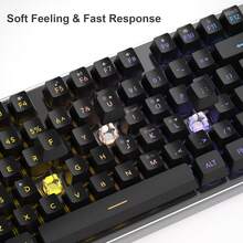 Gaming Keyboard And Mouse Combo, K1 LED Rainbow Backlit Keyboard, 104 Keys, Compatible With Computer/PC/Laptop (Black) - Black - View 4