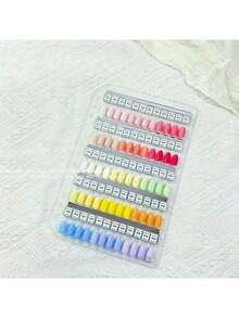 Magnetic Nail Color Book With Detachable Acrylic Gradient Color Display Board And Removable Nail Art Display Rack - Multicolor - View 4