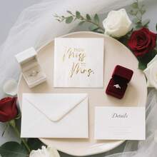 Wedding Napkins 20 Pcs Gold Foil Disposable Paper Napkins From Miss To Mrs Cocktail Napkins For Wedding Dinner Party, 3-Ply - View 8
