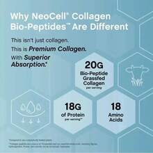 Collagen Bio-Peptides Protein| 20 Oz| Unflavored| Grassfed| By NeoCell - 1 - View 10