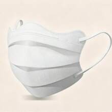 20pcs Individually Wrapped 3-Ply Full Protection Neutral Face Masks, Suitable For Daily Commute, Shopping And Other Public Places - A - View 3