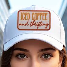5-Piece Set Of American Retro Coffee Shop Themed Embroidered Iron-On Patches, 3.07* 1.89inch Trucker Hat Iron-On Decorative Patches, Suitable For Ironing/Sewing Onto Denim Jackets/Backpacks/Jeans, DIY Patches For Small Businesses/Handicrafters - Ironing Patches - 5Pcs - View 4