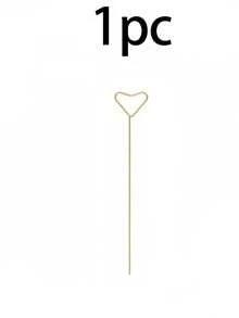 40pcs/20pcs Metal Gift Card Holder Rods, Suitable For Bouquets, Wedding Centerpiece Decor, Photo Frame Rods, Card Flower Stands, Applicable For Graduation, Wedding, Mother's Day Gift Packaging Card Holders - Gold - View 17