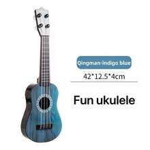 Ukulele For Kids Children's Musical Toy Mini 4-String Guitar, Beginner Ukulele Instrument Toy For Boys And Girls, Parent-Child Interactive Musical Toy, Kindergarten Early Education Instrument Teaching Aid, Portable Children's Musical Enlightenment Guitar For 3, 4, 5, 6 Years Old, Realistic Playable Sounding Guitar, Birthday Gift For Boys And Girls - Multicolor - View 16