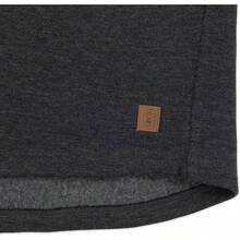 Coleman Men's Long Sleeve Henley Fleece Sweatshirt - 3-Button Placket - Comfortable Cotton Blend For All Seasons Variant 3 - Black Heather - View 3