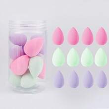 12 piezas de esponjas de maquillaje mini, esponjas super suaves no absorbentes de uso dual húmedo & seco, borlas de polvo - Multicolor - Ver 15