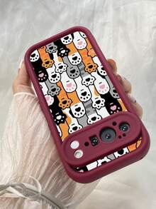 TJ147 Adorable Cat Paws Fully Enclosed For Drop Protection And Slip Resistance Features Angel Eye TPU Soft Case For  A38 A18 A15S A16S A17K A54 A58 A5i A5 Pro A5X A60 A74 A79 A57 A78 A35 A53 Find X8 Reno7 10 12 11 13 14 Pro 4F 11F 12F 12FS 13F 14F 4Z 5Z 6Z 7Z 8Z For Redmi 12 13 9C 10C 12C 13C 14C Note 9 10 11 12 13 14 Pro 10S 11S 12S 14S For Poco M6 M7 X7 For Honor X9C Magic7 Lite For Galaxy S26 Ultra For Pixel 7 For  V30 Lite For  Phone Case - 酒紅色 - 查看 3
