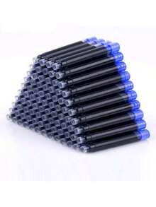 Fountain Pen Ink Cartridges, Fountain Pen Ink Refills Compatible With 2.6mm And 3.4mm Nib Diameters, Black Red Blue Ink, Replacement Ink Cartridge Set, Back To School - A - View 8