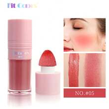 Fit Colors Rubor Líquido, Tinte de Contorno Facial, Moldeado Natural & Rubor Líquido de Mejillas Fácil de Difuminar - Multicolor - Ver 15