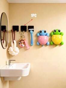 Decoración de pared de tortuga linda adecuada para la decoración del baño - Multicolor - Ver 13