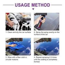 EELHOE Purple Coated (100ml Bottle) Hand Spray Wax Micro-Coating Car Coating Agent Spray Coating Nano-Coating Agent - Liquid - View 6