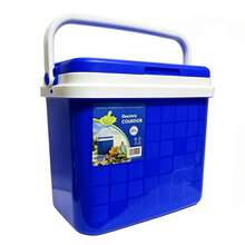 Portable Cooler 16L 25L 32L, Durable Plastic Body, Thermal Insulation, Lid With Reliable Locking Mechanism, Reinforced Handle, Compact Dimensions, Lightweight For Storing In The Car During Trips And Outdoor Activities - 藍色 - 查看 10