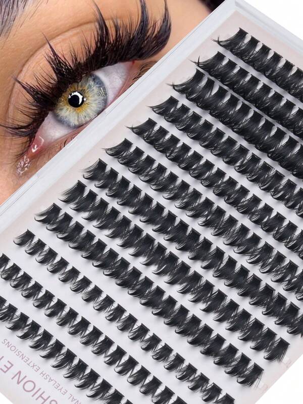 12 Rows Pointed + 100D Eyelash Clusters, Long 6-18mm Pointed Eyelashes D/DD, 216 Pieces Eyelash Clusters, Dense Single Eyelashes, DIY Pointed Eyelash Extensions, Cartoon Cluster Eyelash Extensions, Mink Eyelash Strips, Dense Eyelashes