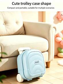 Carry-On Suitcase, Travel Bag, Trolley Bag With Telescopic Handle And Handbag. Lightweight And Easy To Carry, Perfect For Daily Commute, Travel, Camping And Other Occasions. It's A Beautiful Holiday Gift - Multicolor - View 7