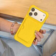 Summer Colorful Magnetic Phone Card Holder, Reusable Back Card Pouch, Holds 3-4 Cards - Multicolor - View 10