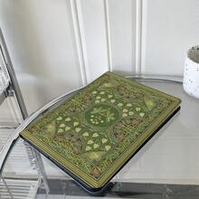 1件橄欖綠裝飾印花平板保護殼，附筆槽，適用於iPad 10代 10.9吋 2022智能保護殼/Air 13(M3 2025)/11(A16 2025)/Galaxy Tab S10+/S9/A9，適用於Oppo Pad，適用於 MatePad，適用於Vivo Pad，適用於Honor Pad，適用於Xiaoxin Pad - 彩色 - 查看 6