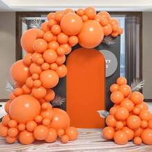 Arch Covers,Arch Backdrop Stand Fitted Cover For Wedding Birthday Party Or Halloween Ceremony Banquet Decoration(Orange,Cover Only) - View 5