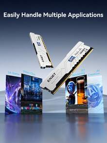 3200MHz DDR4 Desktop Gaming RAM Aluminum Alloy Heat Sink Memory 8GB 16GB For AMD Desktop PC Low Latency Efficient Heat Dissipation - 查看 3