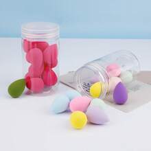 12 piezas de esponjas de maquillaje mini, esponjas super suaves no absorbentes de uso dual húmedo & seco, borlas de polvo - Multicolor - Ver 5