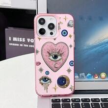 [24h Versand aus DE/FR/ES]Apple 11-17 16 21-26 Galaxy Handyhülle: Hülle mit Augen, verziert mit Juwelen im japanischen und koreanischen Cartoon-Stil, geeignet für Apple 17 Air, 16, 16e, 15, 14, 13, 12, 11, Pro Max, X, XR, XSMAX, 8, 7 Plus, matt silberfarbene Hartschalenhülle, Marken-Hartschalenhülle von Modaxiaomi12-15 - 1 Stück Bildfarbe - Übersicht 5