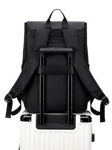 1 Piece Men's 60L Large Capacity Hiking Backpack Water Resistant For Outdoor Travel & Climbing - Multicolor - View 6
