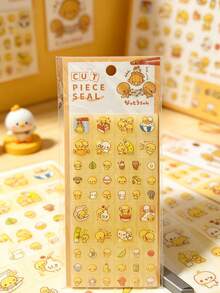 3D Acrylic Stickers Cute Cartoon Food Character Mini Gem Seal Stickers Photo Card Decoration Scrapbook Planner DIY Art Craft Supplies Waterproof Decorative Laptop Phone Case Stickers Japanese Stationery - Multicolor - View 4
