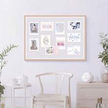 1pc Large Size Decorative Board, Multi-Purpose Photo Display Board, Office And Home Message Board Felt Board, Drill-Free Display Board Background Wall, Multi-Purpose Message Board, Suitable For Home, Study, Office Work, Christmas New Year Decoration, Photo Display, Message, Etc. - 1PC - View 8