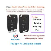2PCS New Leopard Print TPU Soft Shell Car Key Cover + Leopard Print Leather Rope Keychain, Multiple Styles Available, Suitable For Various Scenarios, Minimalist Business Style, Scratch-Resistant, Anti-Drop + 0.1mm Ultra-Thin Ultra-Quiet | 3-Button Folding Precise Fit For Compatible Models (Includes Installation Screwdriver), Anti-Drop, Wear-Resistant, Portable Design, 360° Signal Protection, Anti-Fingerprint Coating, Long-Lasting Like New [Please Check Detail Page For Compatible Models] - Leopard Print #10 - View 3