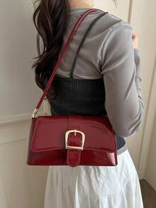 A Fashionable And High-Quality Daily Use Crossbody Bag, Multi-Functional And Practical. 2026 New Fashion Women's Bag. - Red - View 8