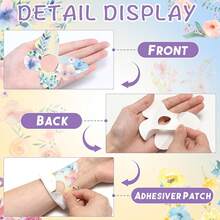 1 Set - 2/6/8/32 Buah Geisailie 32 Gaya Plester Pelindung Sensor CGM Kupu-kupu Menawan, Tahan Air, Tahan Keringat, Lembut dan Bernapas, Sudah Dipotong, Tahan Lama dan Awet, Mudah Dibawa, Penting untuk di Rumah dan Perjalanan Luar Ruangan - LUNARION - View 7