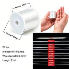 150-10M 0.2-0.8MM Negro/Blanco Transparente Cuerda de Pesca No Elástica Fuerte Cordón de Cuentas Hilo de Nylon Accesorios para Hacer Joyas Cuerda Decorativa - hilo de pescar no elástico - Ver 26