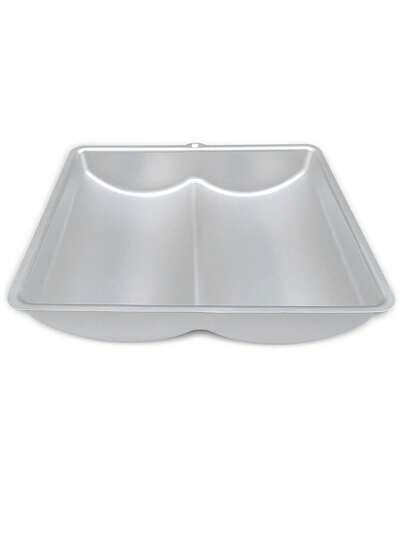 Molde para pastel con forma de libro, herramienta de horneado de cocina, molde para hornear pastel DIY de aluminio anodizado, 1 pieza