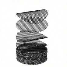 Plant Pot Bottom Mesh Pad, Round Drainage Hole Sieve Mesh To Prevent Soil Loss, Plant Drainage Sealing Mesh, Suitable For Bonsai And Flower Pot Gardening - Multicolor - View 5