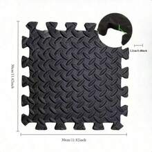 10 Pcs Leaf Pattern Interlocking Mats - 30x30x1cm Size, Multiple Color Combinations With Fresh Aesthetic! Leaf Pattern Anti-Slip Texture + 1cm Thick Cushioning, For Crawling And Playing, Freely Assemble To Fit Different Spaces, Essential For Home Baby Activity Area, And Practical - 30x30x1cm - View 10