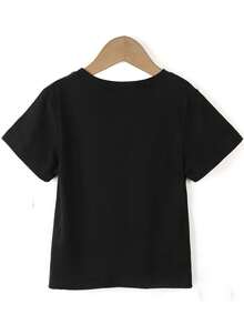 100% Cotton T-Shirt With The Print "I Tried To Be A Good Person, But I Ended Up Like My Grandfather" - Casual Summer T-Shirt With A Round Neck, Suitable For Everyday Wear And For Layering - 黑色 - 查看 2