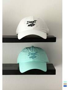 Soft Top Candy Color Cool Fashion Letter Baseball Cap For Women, Spring/Summer Outdoor Sun Protection Quick-Dry Breathable Sports Sun Hat For Travel, Back To School - Doesnt Letters - View 5