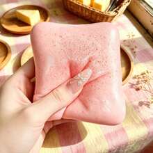 5cm Pale Yellow Cheese Toast Cream Simulation Soft Hand Toy For Adults 14+ Soft Dough Texture Silent Slow Rebound Stress Relief Office Desk Decor 2026 Popular Healing Small Ornament - Multicolor - View 8