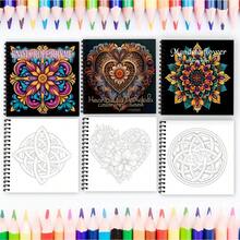 Tlenpo 3pcs/1set, Assorted Pattern Adult Coloring Book - 1 Book 30 Sheets, 8.3x 8.3 Inches, For Adults To Relieve Stress, Anxiety And Other Emotions, Holiday Gift, Back To School Gift, Christmas Gift, Halloween Gift, Perfect Choice For Many Holiday Gifts (Accessories Not Included) - L - View 8