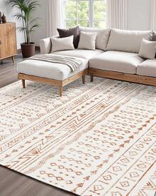 - Large 5 X 7 Ft Area Rug, Soft Non-Slip And Tear-Resistant Carpet, Modern Rugs For Pets And Kids, Indoor Rug For Bedroom, Office, Living Room - 1 - View 3