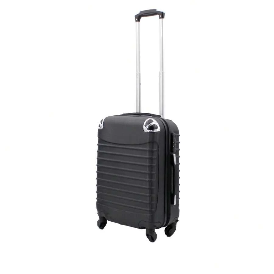 10KG Travel Suitcase With 360 Wheels And Telescopic Handle - Black - View 1