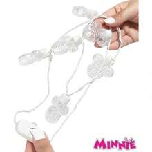 Minnie [組合省錢] Disney 米妮老鼠亮片耳飾髮箍 & 銀色耳飾髮箍 & 發光項鍊套裝組合 – 輕量且可調節，舒適貼合，閃亮亮片，服裝配件，兒童飾品，適合兒童的完美禮物，米妮老鼠粉絲禮物，生日派對 & 度假紀念品 - 彩色 - 查看 9