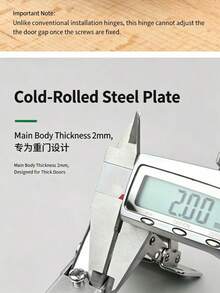 Multi Size No Opening Slot Punch Free Cabinet Frog Hinges Metal Spring Fold Concealed Hinge Silver Square Edge Easy Install Kitchen Wardrobe Cupboard Door Hardware Hot Selling Accessories - 175-degree Soft-close Hinge (including 8 Screws) - View 9