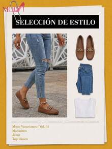 Women Flats - Brown - View 6