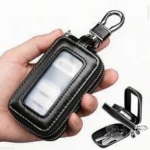 Dompet Kunci dengan Jendela Transparan, Gaya Sederhana, Dompet Koin dengan Resleting Ganda, Tempat Kunci Mobil Satu Bagian, Hadiah Halloween, Hadiah Hari Guru, Hadiah untuk Pria, Hadiah untuk Wanita - MultiWarna - View 2