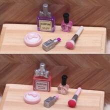 16/14/8/5 Pcs / (1 Pc Gaya Acak) Aksesori Kamar Mandi Miniatur Set Kosmetik Mini, Kombinasi Kosmetik/Perawatan Kulit/Parfum Realistis Miniatur, Cocok untuk Remaja Usia 14 Tahun ke Atas - MultiWarna - View 8