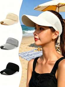 1 pièce Casquette de baseball vintage Y2K en maille respirante avec queue de cheval, chapeau de soleil à visière de couleur claire, tissu doux et léger, convient pour les vacances à la plage, les voyages, le style décontracté quotidien, accessoire de mode, cadeau pour la Saint-Valentin, la Fête des Mères, la remise des diplômes, la pendaison de crémaillère, le Nouvel An - A - Voir 7