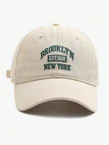 BONNY BOOM 1/2/3件刺繡字母 BROOKLYN EST.1631 NEW YORK 棒球帽，女款卡車帽，男款可調節尺寸帽子，輕量防曬帽，多功能棒球帽，適合夏季戶外運動、日常穿著、海灘派對、旅行度假，中性款，Y2K風格，送給朋友、返校、萬聖節、聖誕節、婚禮、母親節、父親節、老師、學生的完美禮物 - 彩色 - 查看 7